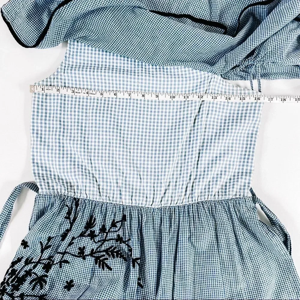 Hemant & Nandita Dress Melantha Floral Gingham